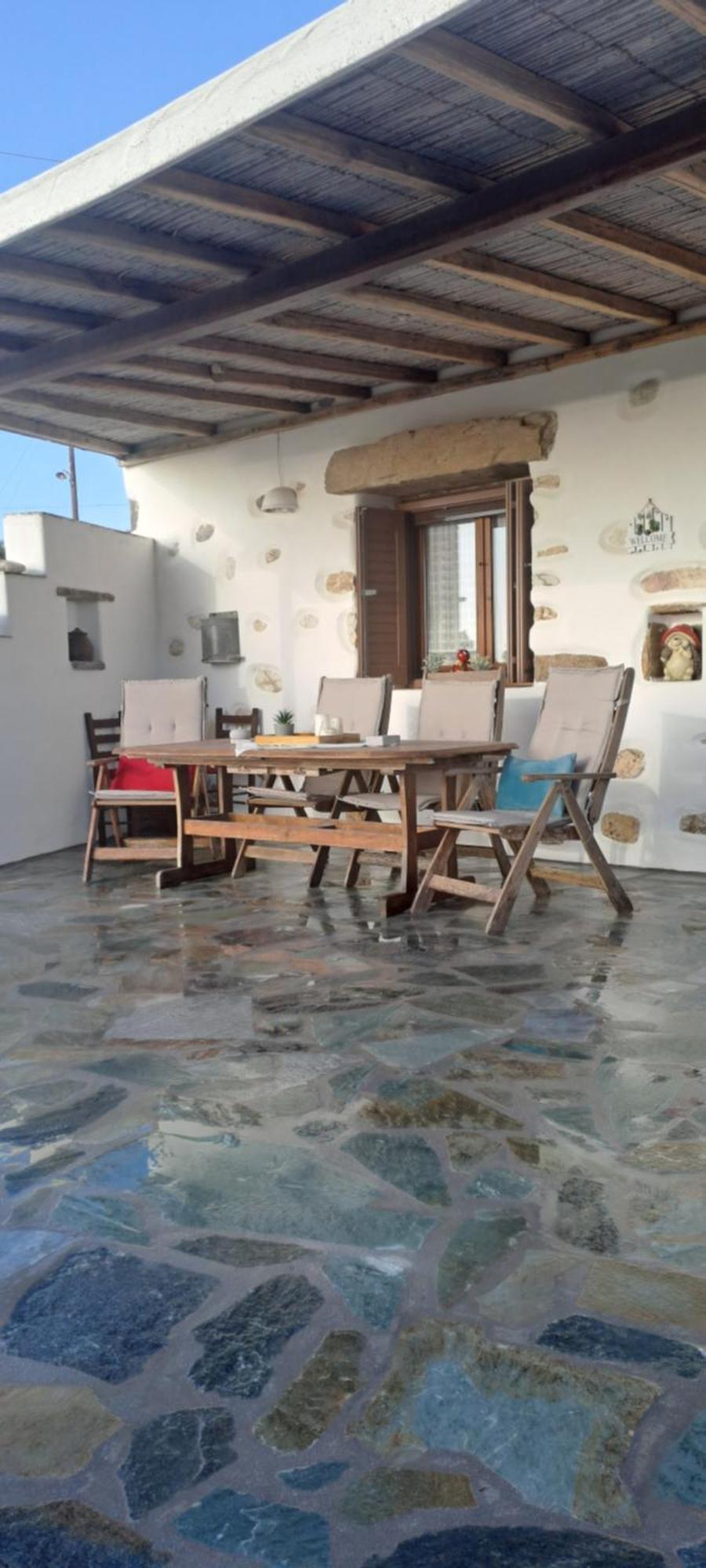 Traditional House Paros Sarakiniko  Bagian luar foto