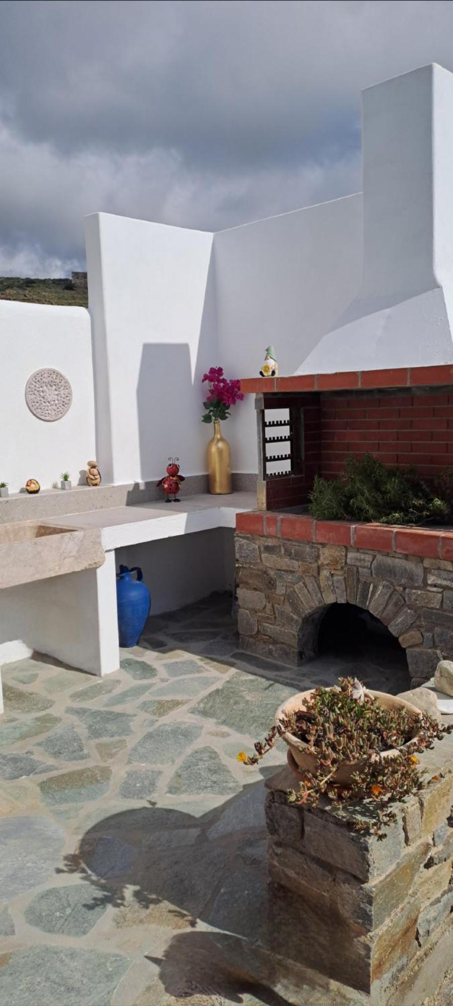 Traditional House Paros Sarakiniko  Bagian luar foto